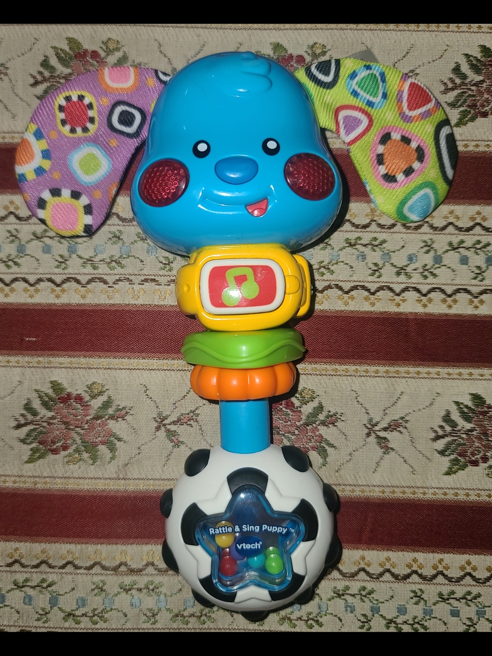 VTech Rattle & Sing Puppy Rattle Toy - Blue